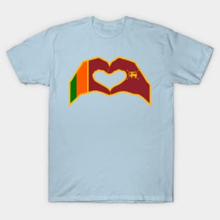 We Heart Sri Lanka Patriot Flag Series T-Shirt